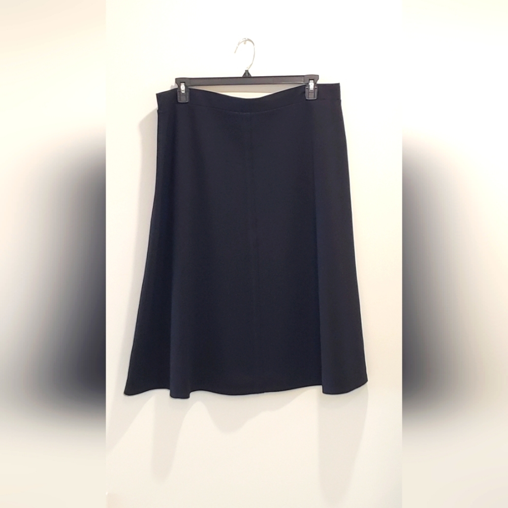 Plus Size Basic Black Skirt